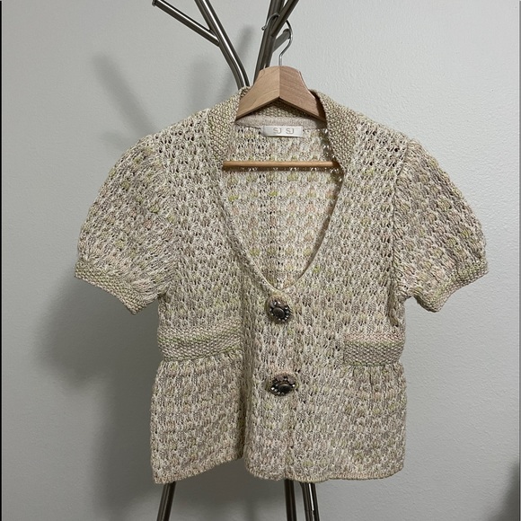 Sjsj luxury tweed summer cardigan - Picture 1 of 5
